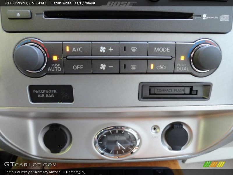 Controls of 2010 QX 56 4WD