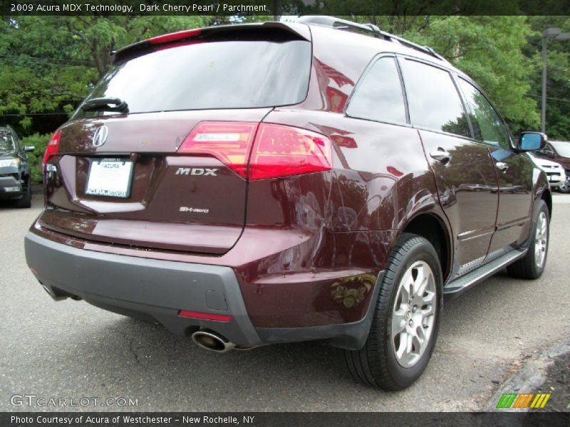 Dark Cherry Pearl / Parchment 2009 Acura MDX Technology