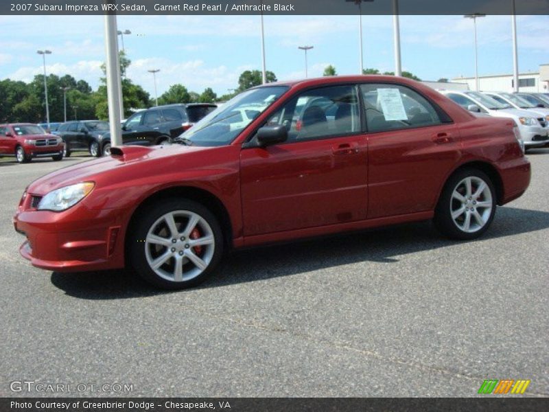  2007 Impreza WRX Sedan Garnet Red Pearl