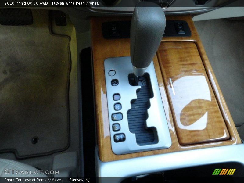 2010 QX 56 4WD 5 Speed Automatic Shifter