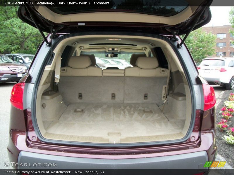 Dark Cherry Pearl / Parchment 2009 Acura MDX Technology