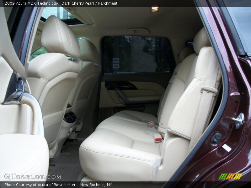 Dark Cherry Pearl / Parchment 2009 Acura MDX Technology