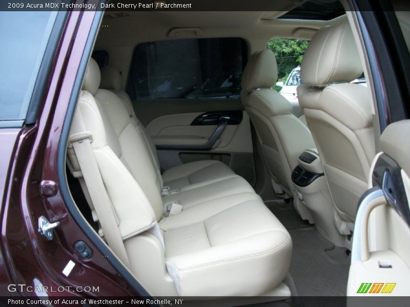 Dark Cherry Pearl / Parchment 2009 Acura MDX Technology