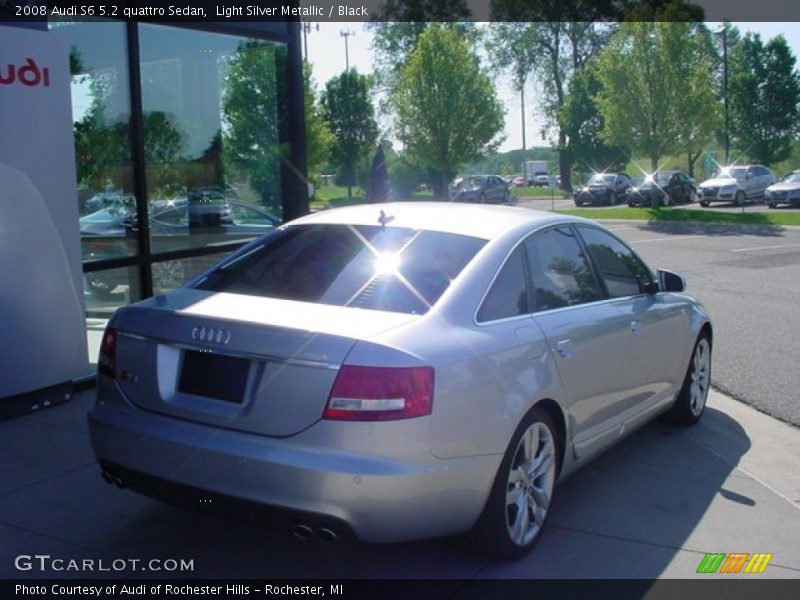 Light Silver Metallic / Black 2008 Audi S6 5.2 quattro Sedan