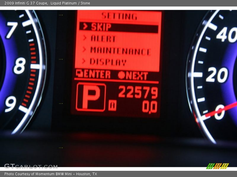 Liquid Platinum / Stone 2009 Infiniti G 37 Coupe