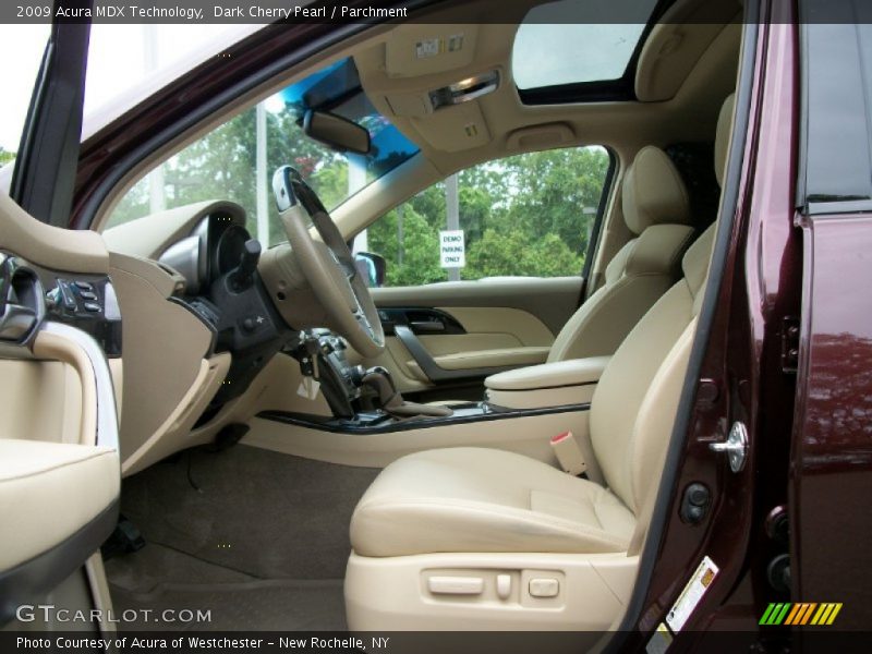 Dark Cherry Pearl / Parchment 2009 Acura MDX Technology