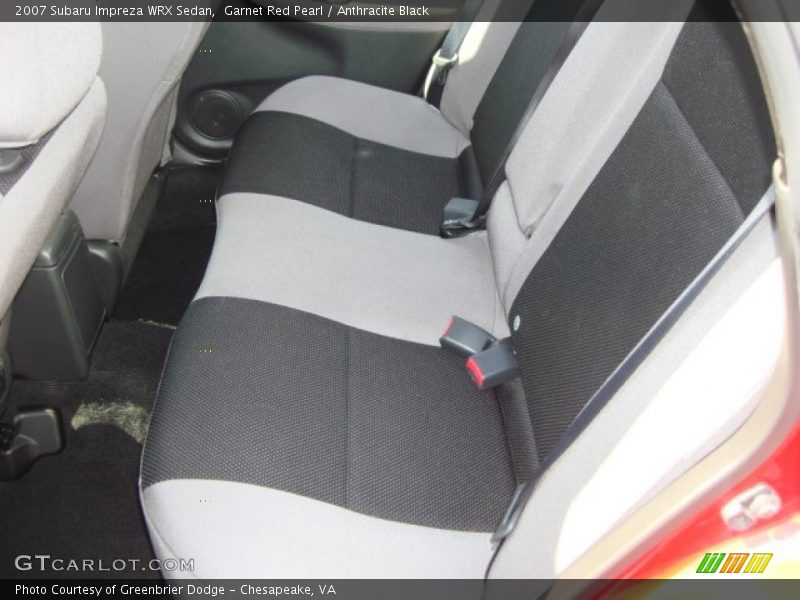  2007 Impreza WRX Sedan Anthracite Black Interior