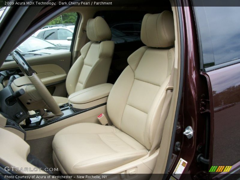 Dark Cherry Pearl / Parchment 2009 Acura MDX Technology