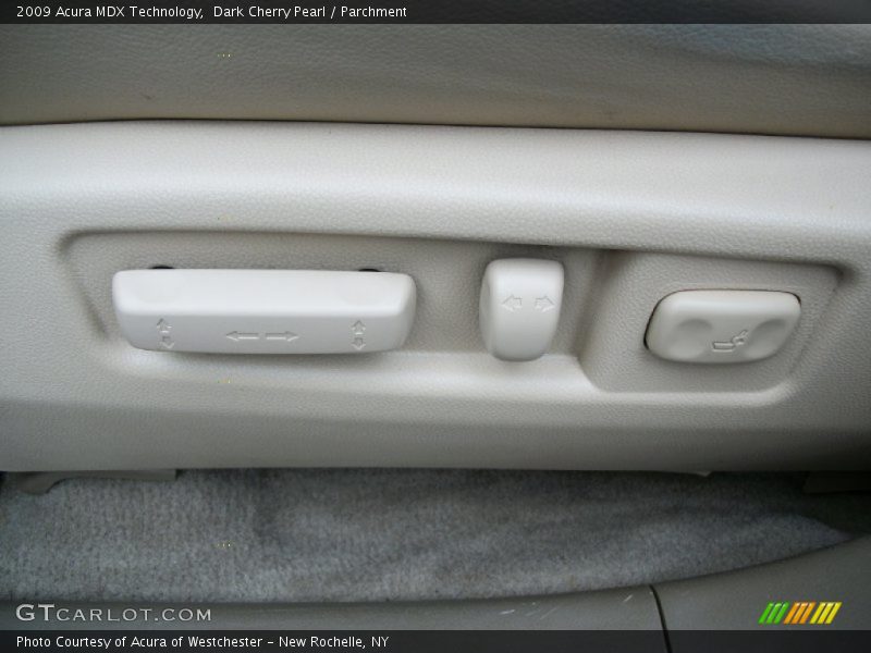 Dark Cherry Pearl / Parchment 2009 Acura MDX Technology