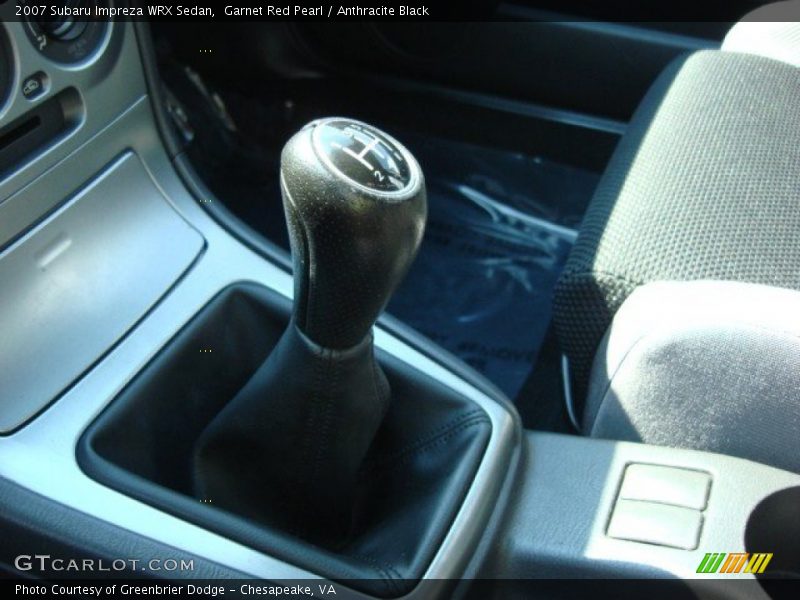  2007 Impreza WRX Sedan 5 Speed Manual Shifter