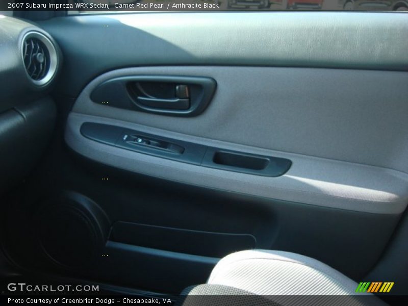 Garnet Red Pearl / Anthracite Black 2007 Subaru Impreza WRX Sedan