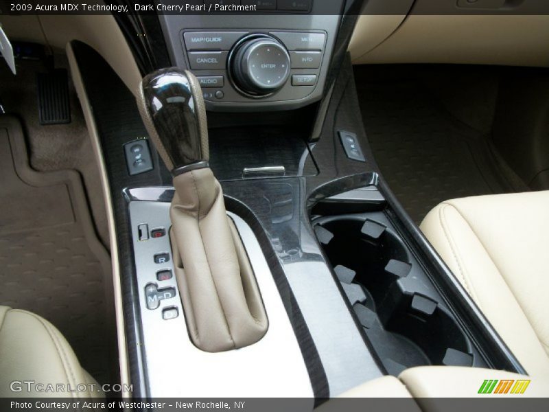 Dark Cherry Pearl / Parchment 2009 Acura MDX Technology