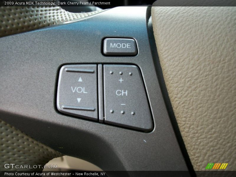 Dark Cherry Pearl / Parchment 2009 Acura MDX Technology