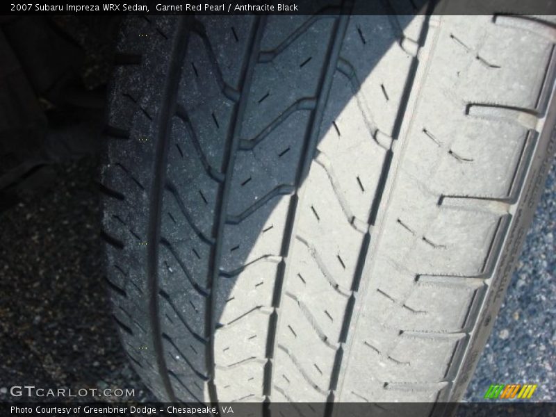 Garnet Red Pearl / Anthracite Black 2007 Subaru Impreza WRX Sedan