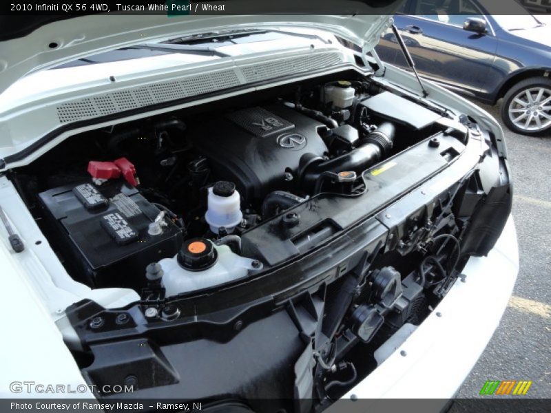  2010 QX 56 4WD Engine - 5.6 Liter DOHC 32-Valve V8