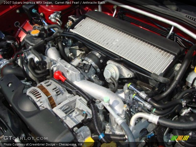  2007 Impreza WRX Sedan Engine - 2.5 Liter Turbocharged DOHC 16-Valve VVT Flat 4 Cylinder