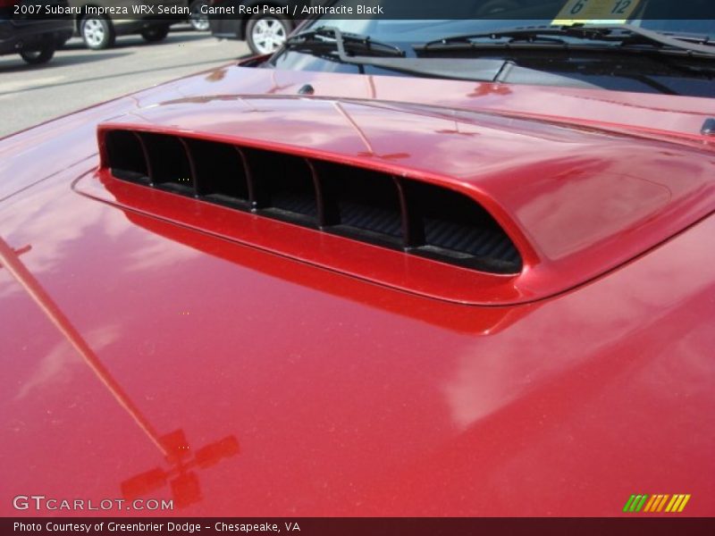 Garnet Red Pearl / Anthracite Black 2007 Subaru Impreza WRX Sedan