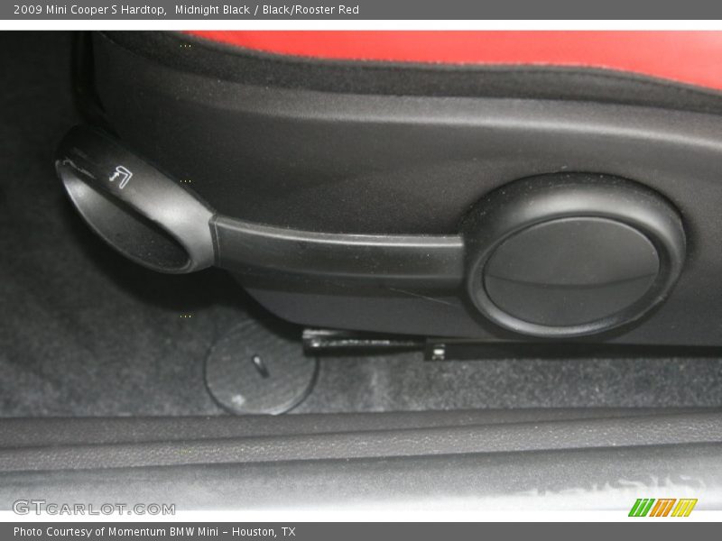 Midnight Black / Black/Rooster Red 2009 Mini Cooper S Hardtop