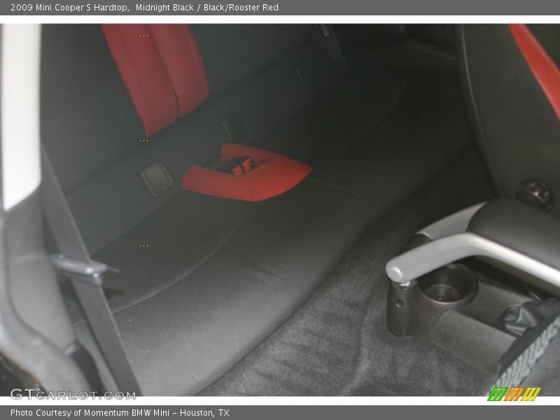 Midnight Black / Black/Rooster Red 2009 Mini Cooper S Hardtop