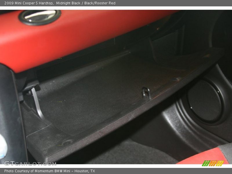 Midnight Black / Black/Rooster Red 2009 Mini Cooper S Hardtop