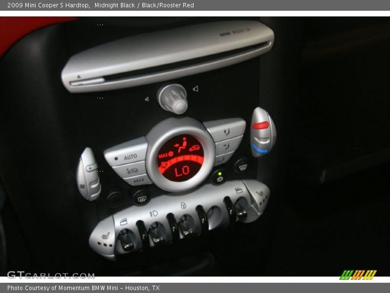 Midnight Black / Black/Rooster Red 2009 Mini Cooper S Hardtop