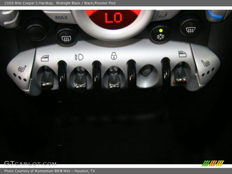 Midnight Black / Black/Rooster Red 2009 Mini Cooper S Hardtop