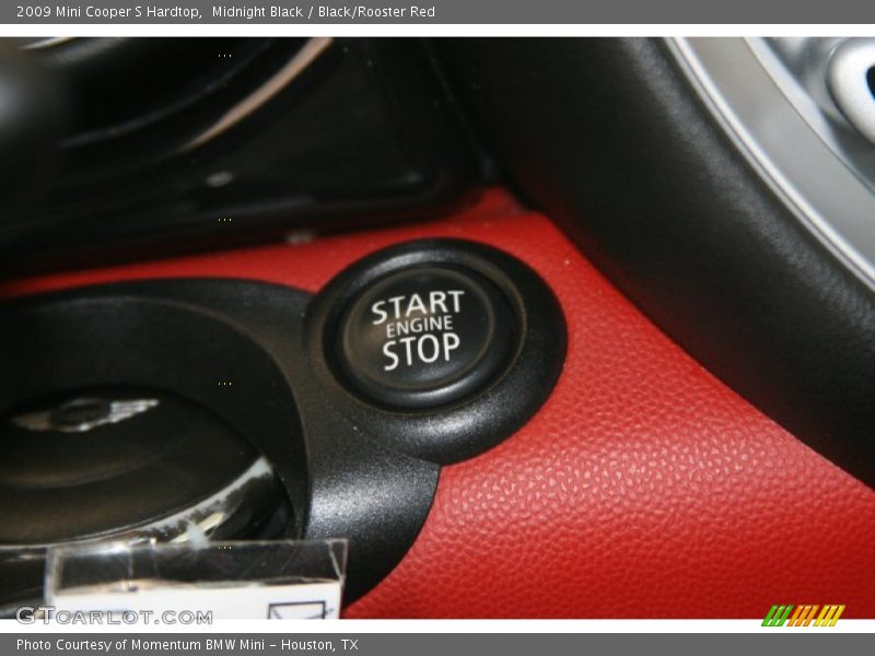 Midnight Black / Black/Rooster Red 2009 Mini Cooper S Hardtop