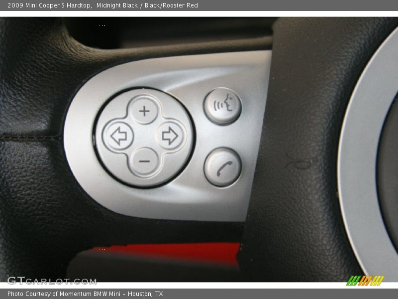 Midnight Black / Black/Rooster Red 2009 Mini Cooper S Hardtop