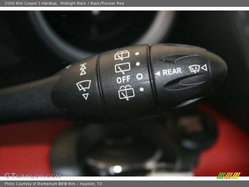 Midnight Black / Black/Rooster Red 2009 Mini Cooper S Hardtop