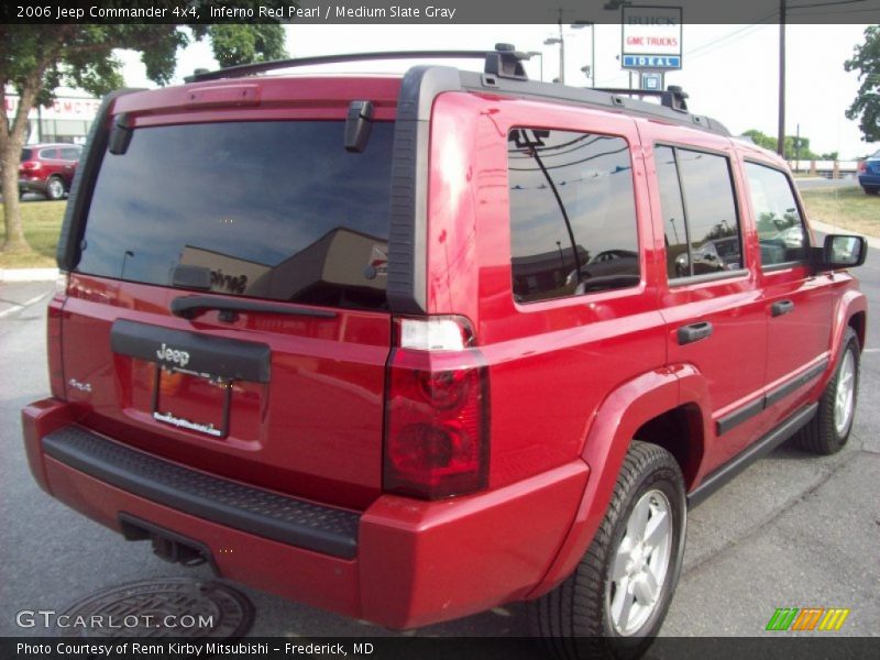 Inferno Red Pearl / Medium Slate Gray 2006 Jeep Commander 4x4