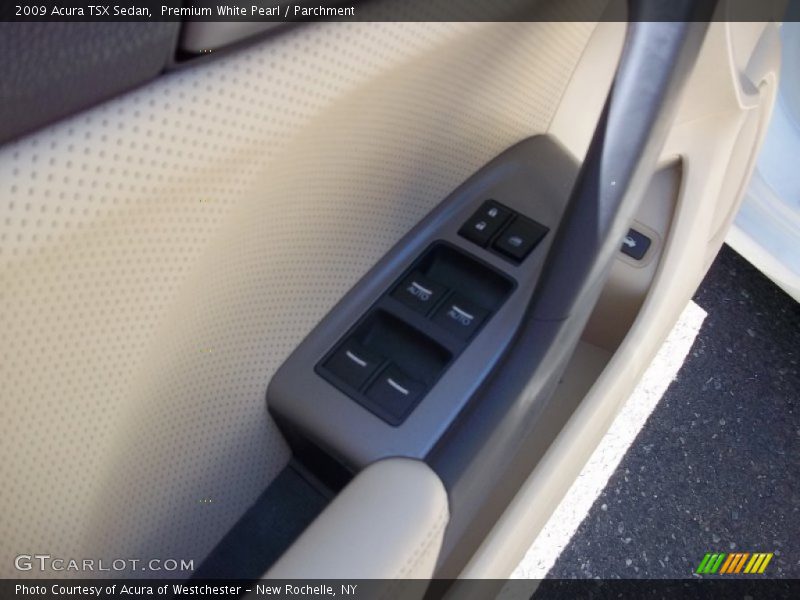 Premium White Pearl / Parchment 2009 Acura TSX Sedan