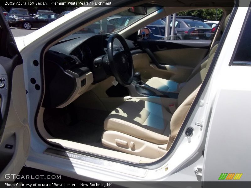 Premium White Pearl / Parchment 2009 Acura TSX Sedan