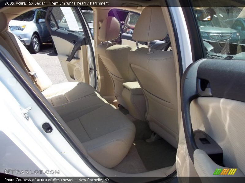 Premium White Pearl / Parchment 2009 Acura TSX Sedan