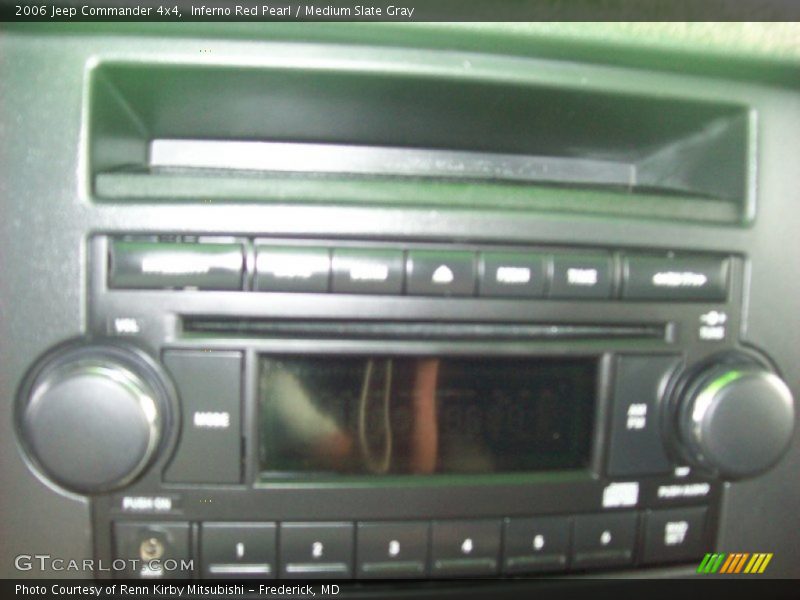 Inferno Red Pearl / Medium Slate Gray 2006 Jeep Commander 4x4