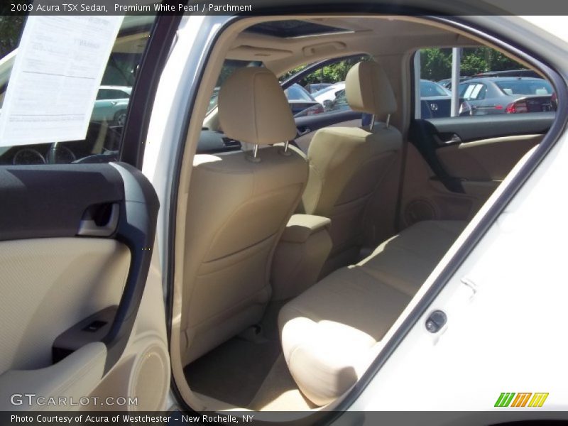 Premium White Pearl / Parchment 2009 Acura TSX Sedan