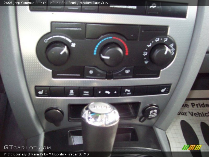 Inferno Red Pearl / Medium Slate Gray 2006 Jeep Commander 4x4