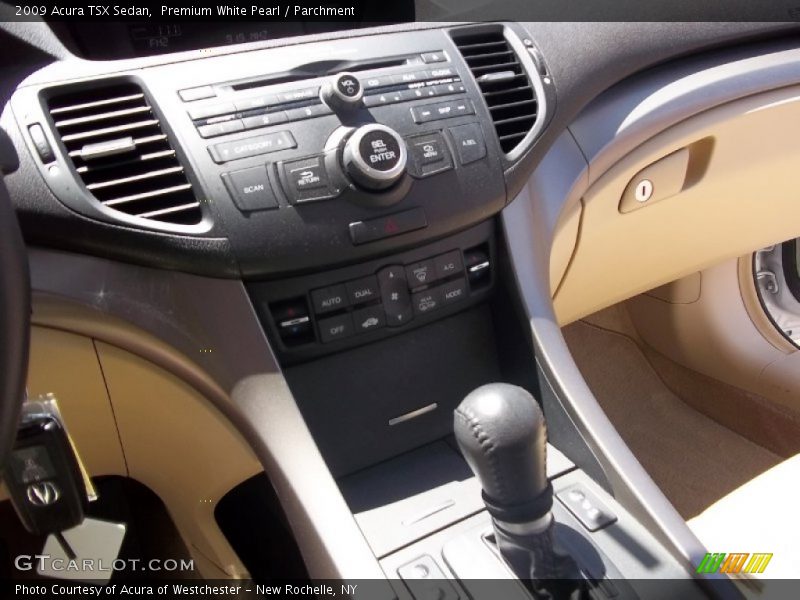 Premium White Pearl / Parchment 2009 Acura TSX Sedan
