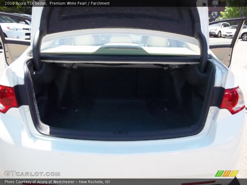 Premium White Pearl / Parchment 2009 Acura TSX Sedan