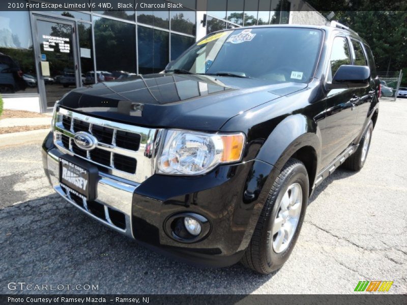 Black / Charcoal Black 2010 Ford Escape Limited V6 4WD