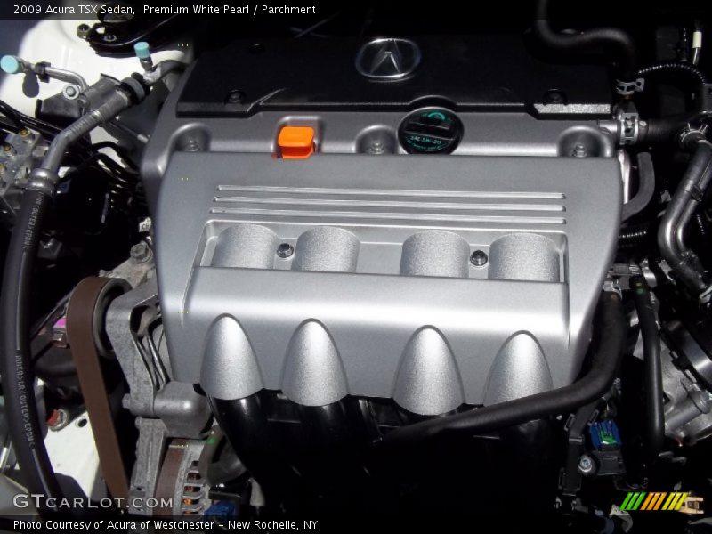 Premium White Pearl / Parchment 2009 Acura TSX Sedan