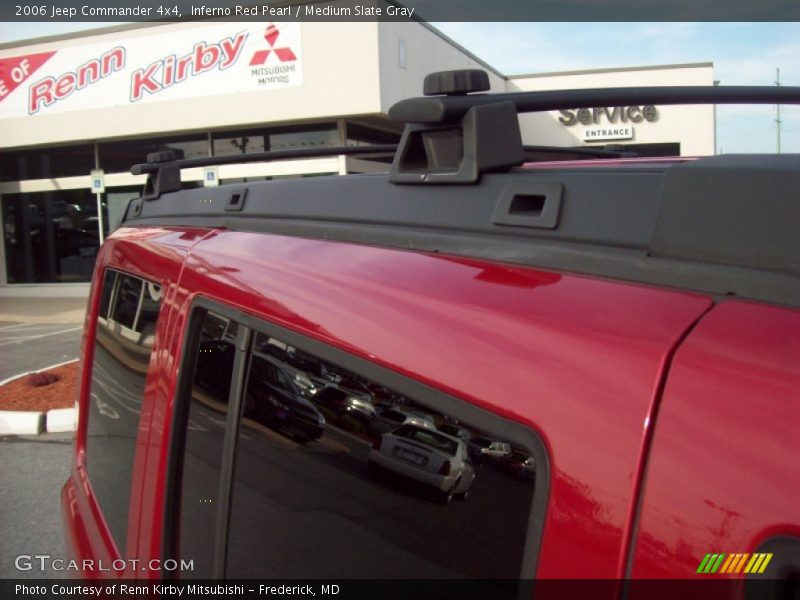 Inferno Red Pearl / Medium Slate Gray 2006 Jeep Commander 4x4