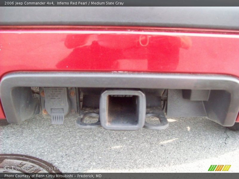 Inferno Red Pearl / Medium Slate Gray 2006 Jeep Commander 4x4