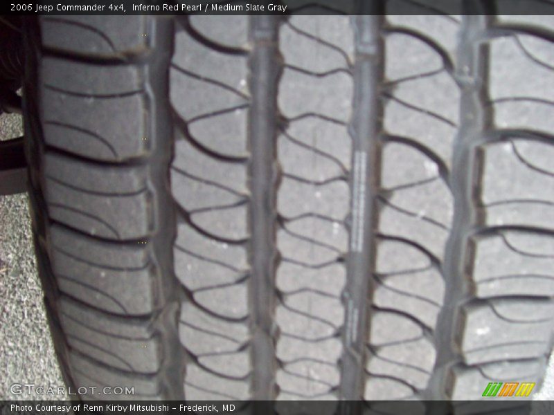 Inferno Red Pearl / Medium Slate Gray 2006 Jeep Commander 4x4