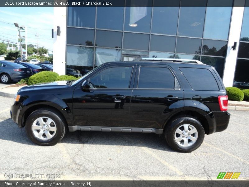 Black / Charcoal Black 2010 Ford Escape Limited V6 4WD