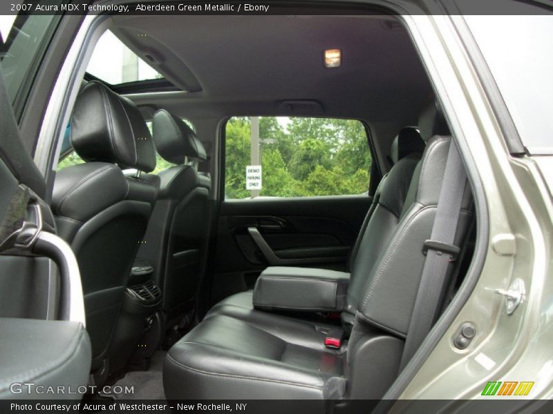 Aberdeen Green Metallic / Ebony 2007 Acura MDX Technology