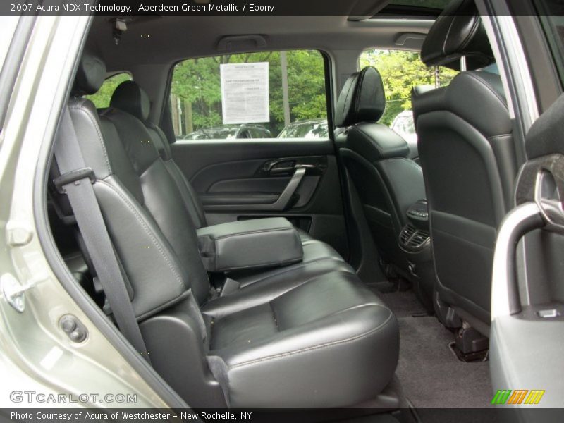 Aberdeen Green Metallic / Ebony 2007 Acura MDX Technology