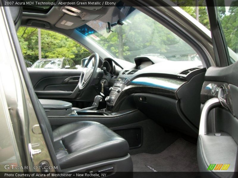 Aberdeen Green Metallic / Ebony 2007 Acura MDX Technology