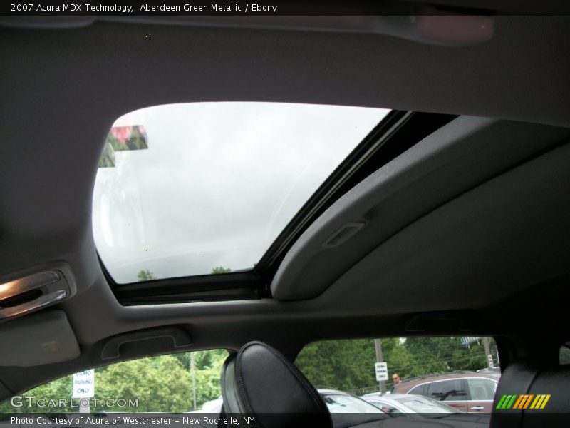 Aberdeen Green Metallic / Ebony 2007 Acura MDX Technology