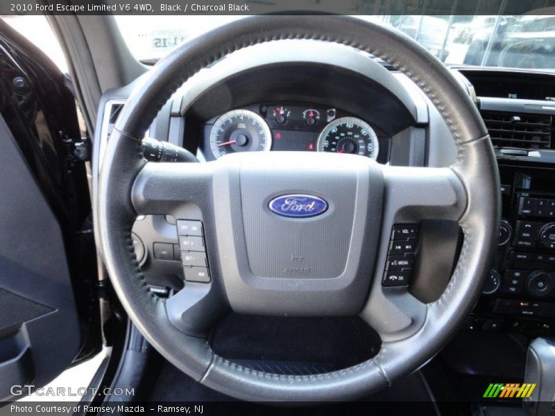 Black / Charcoal Black 2010 Ford Escape Limited V6 4WD