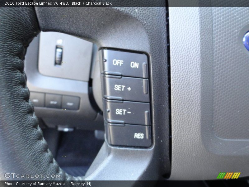 Black / Charcoal Black 2010 Ford Escape Limited V6 4WD